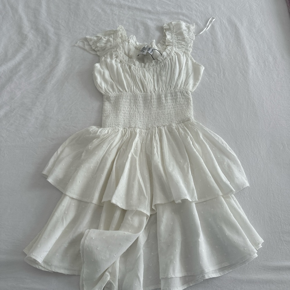 Princess Polly Love Galore Romper in white